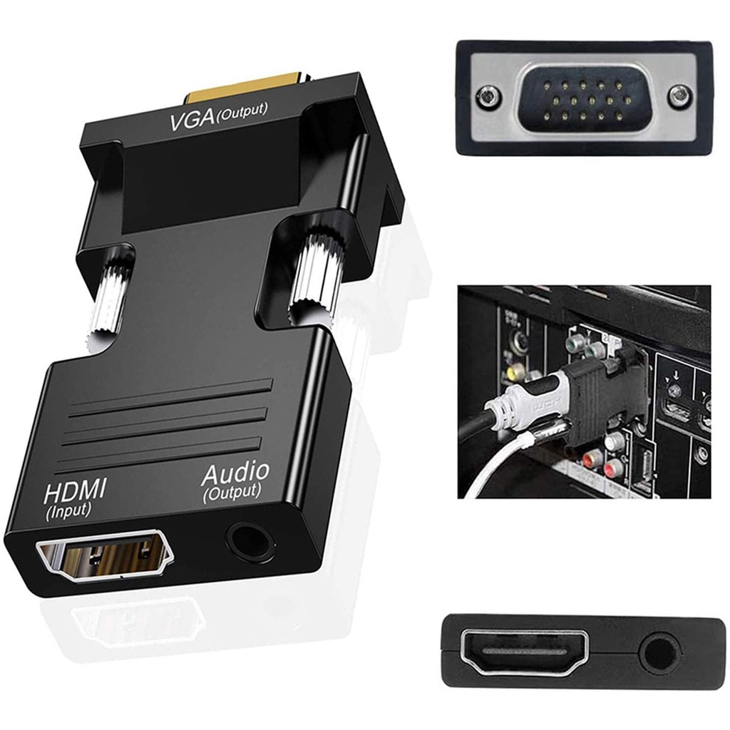 Converter Hdmi to vga + audio / dongle HDMI to VGA / adapter HDMI to VGA
