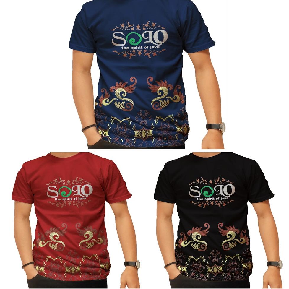 READY Kaos batik murah grosir solo | oblong | kaos wisata | kaos oleh2 | kaos polos | batik bawah