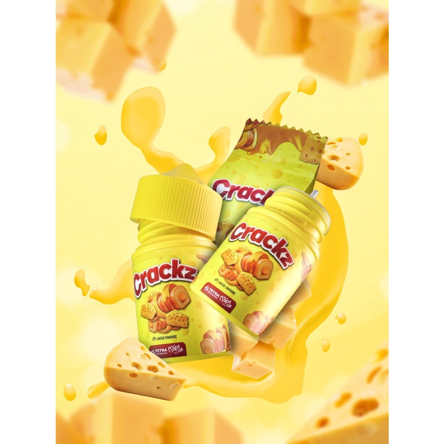 Crackz V3 Cheese Crackerz 60ML by Tetra Indonesia x Vape On