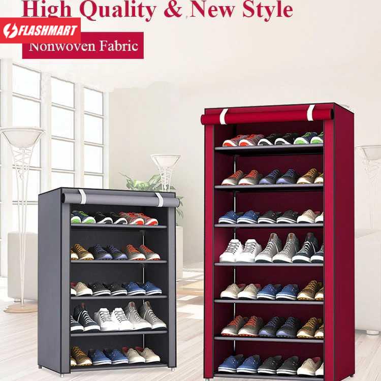 Flashmart Rak Sepatu Sandal Multilayer Shoe Rack Cloth Storage - F8/F10