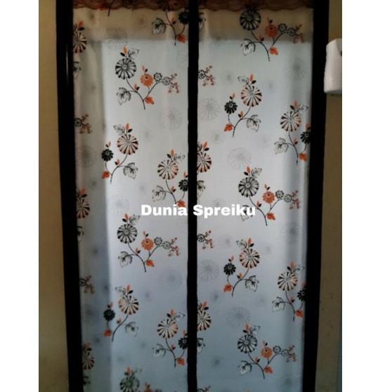 MURAH TERLARIS TIRAI MAGNET PREMIUM PVC  Tirai pintu magnet khusus ac tebal tidak transparan tidak t