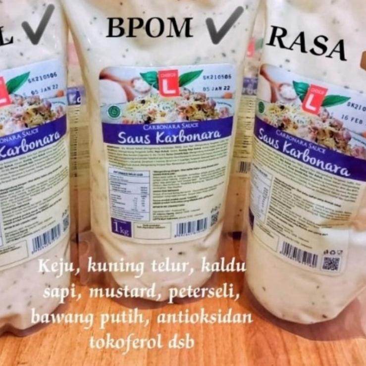 

✯ Saus spaghetti pasta daging karbonara carbonara sauce 1kg ☆