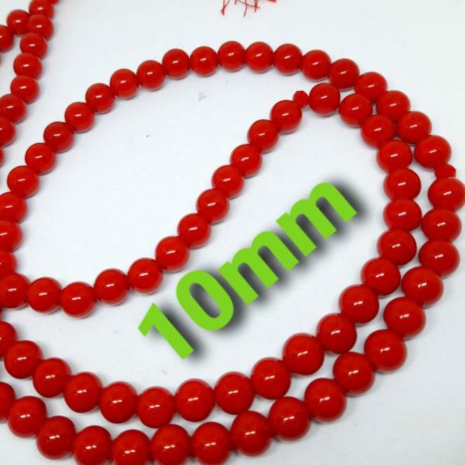 ☄ TASBIH BATU MARJAN 10MM 99BUTIR ORIGINAL ✴