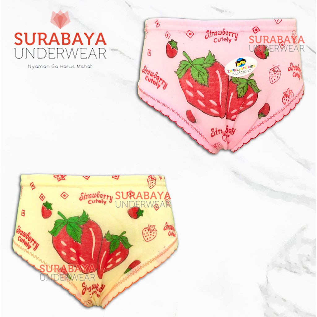 CELANA DALAM ANAK MOTIF STROBERI