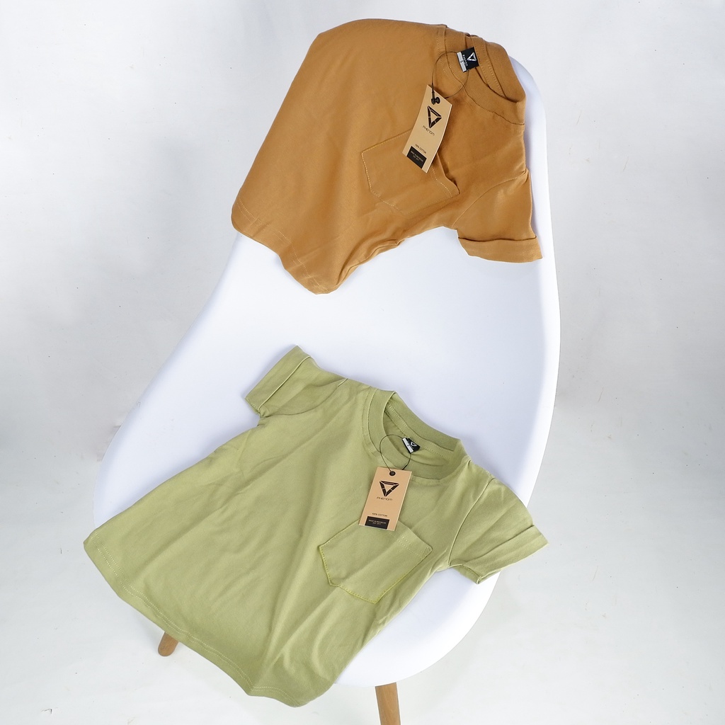 Kaos Anak Pocket Fold Cotton Combed 24s Lengan Pendek Phenom