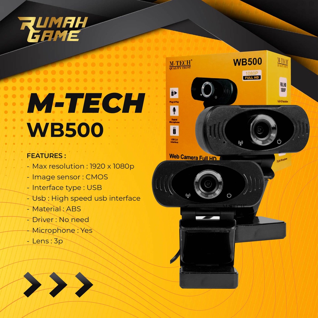 WEBCAM M-TECH WB 500/ M-TECH WB500/ MTECH WB500