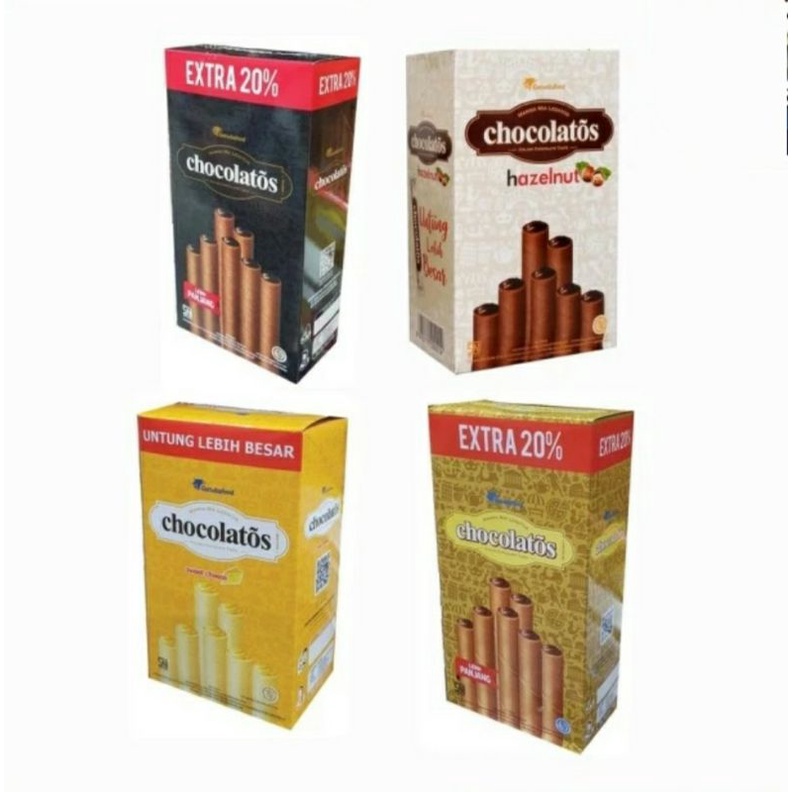 

Gery chocolatos rolls box isi 20 pcs