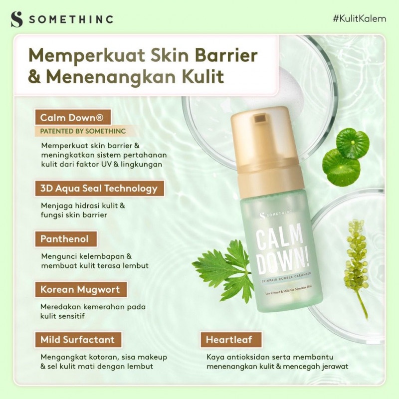 SOMETHINC Calm Down Skinpair Bubble Cleanser