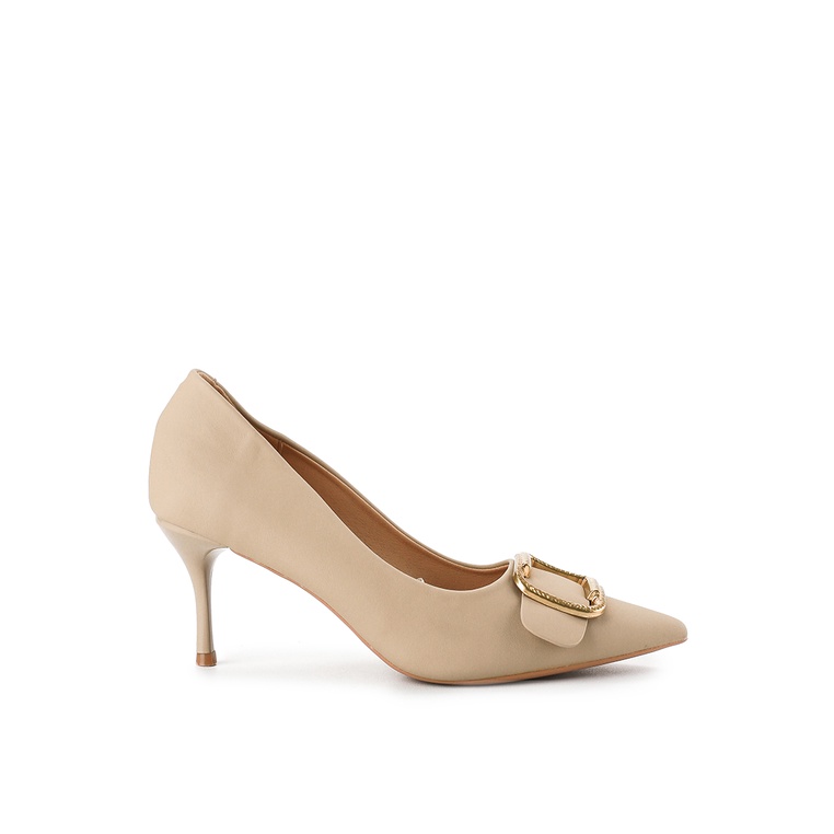 Sepatu Heels Peter Keiza Original Pump detail hardware untuk minimalist elegant look Hil Kondangan 1