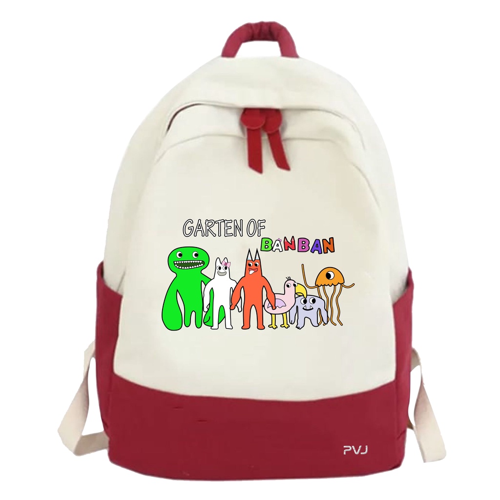 PVJ - Tas Ransel Sekolah SD SMP Motif Karakter Garten Of Banban Terbaru