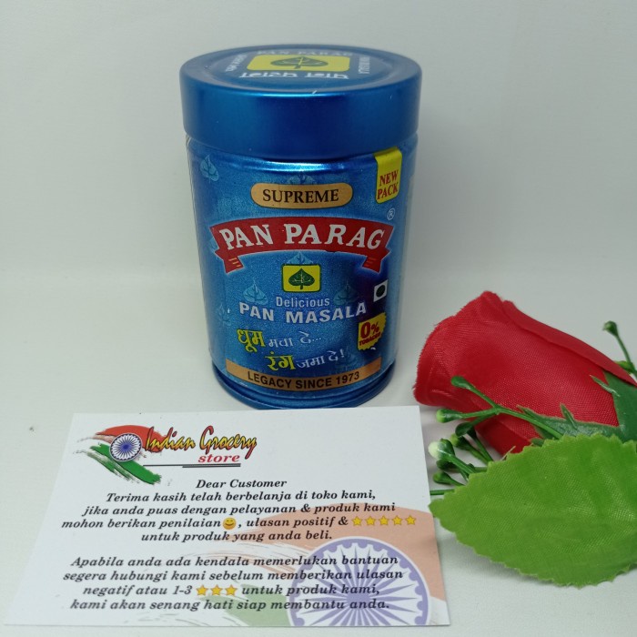 

PAN PARAG TIN SUPREME 100GR / PAN MASALA