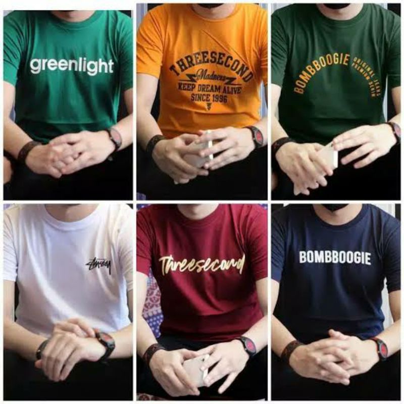 Kaos Distro beruang greenlight boombogie three second spyderbilt dll