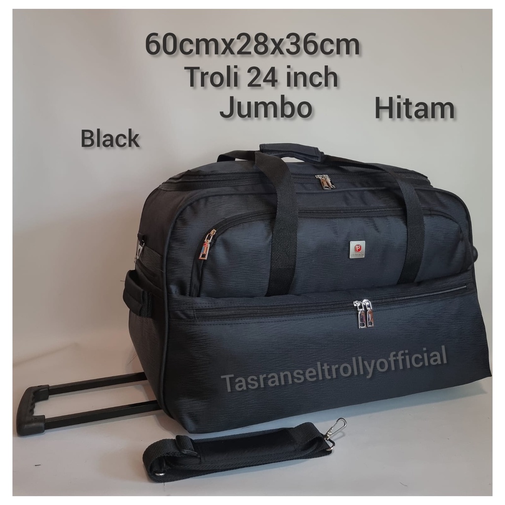 Tas Pakaian Troli Polo Interclub 60cmx28x36cm ukuran 24 inch JUMBO