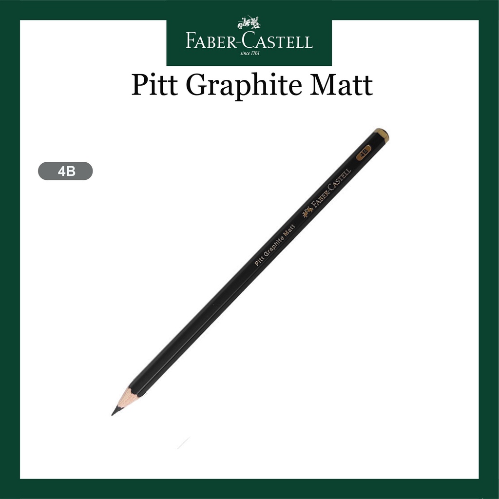 

H7Y Pensil Faber Catell / Pitt Graphite Matt 2B-14B Pencil HB