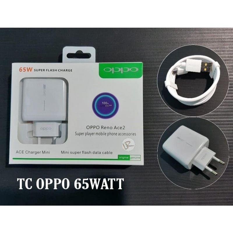 Charger OPPO Reno 2 Ace 65W Super Flash Charge Micro/ Type C