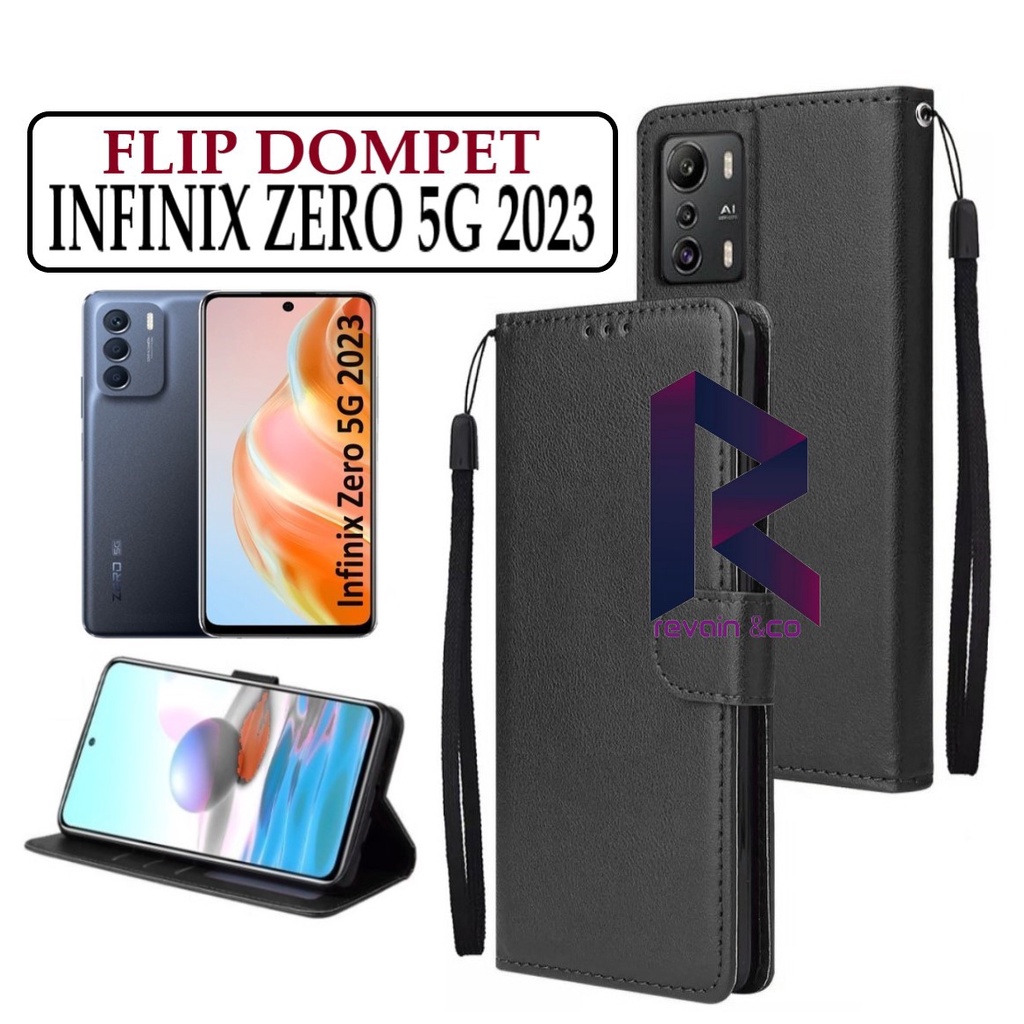 FLIP COVER INFINIX ZERO 5G 2023 FLIP WALLET LEATHER KULIT PREMIUM SARUNG BUKA TUTUP KESING HP FLIP CASE INFINIX ZERO 5G 2023