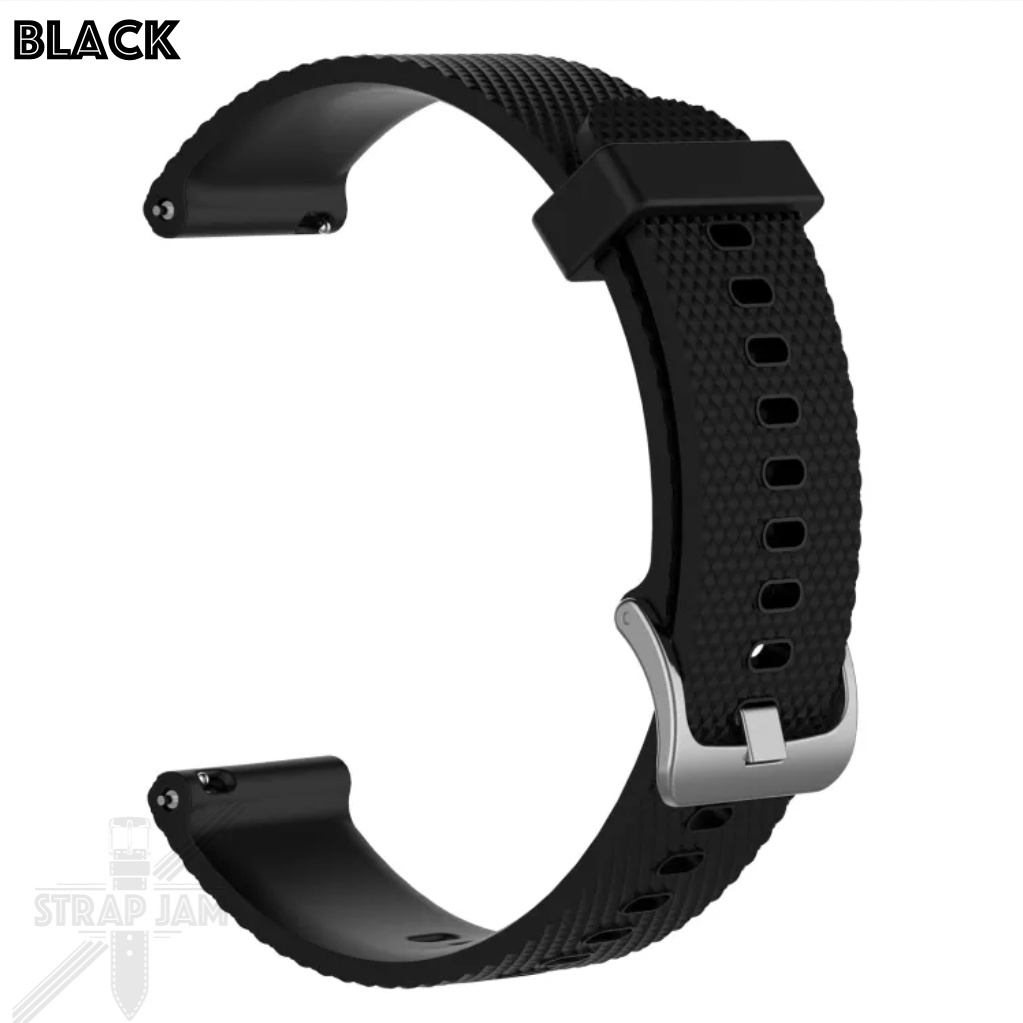 SBF Strap Amazfit GTR Mini 2023 - Tali Jam Tangan 20mm Rubber Silikon Grey Buckle