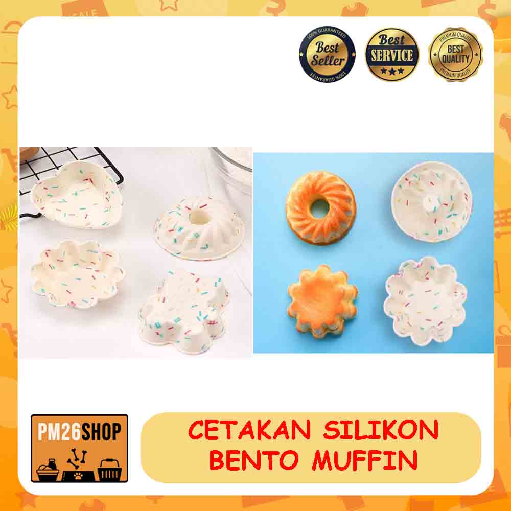 Cup Silikon Tebal Muffin Bento Cupcake Silicone