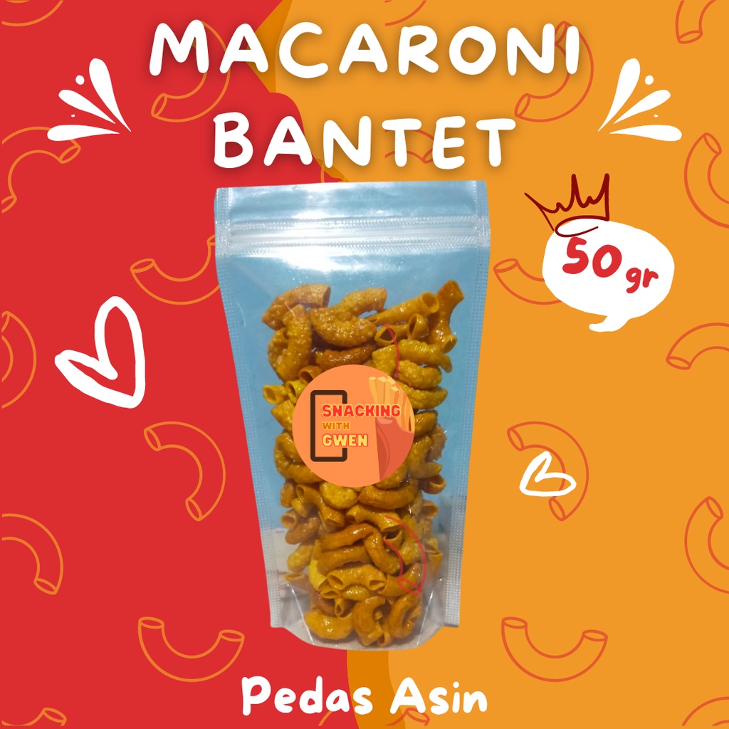 

Macaroni Makaroni Bantet Pedas Asin Gurih 50gr