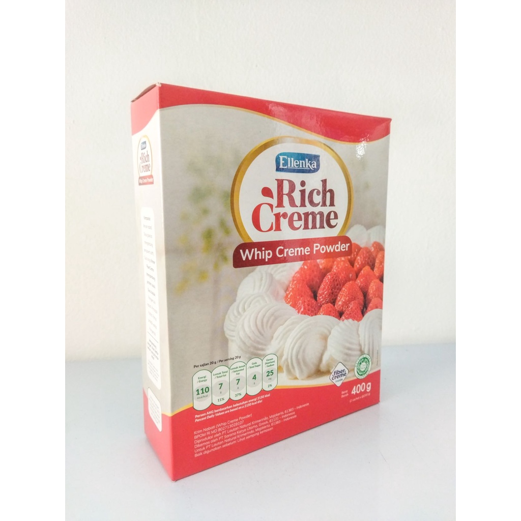 

Ellenka Rich Creme 200 gram & 400 gram (WHIPPING CREAM)