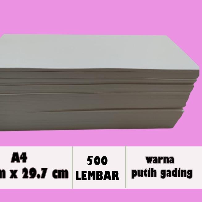 

✼ kertas imperial/bookpaper 90 gsm A4 21x29.7cm ➨