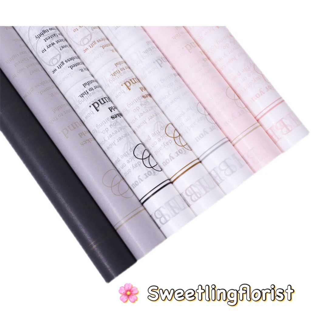 

Kertas Tisu Tipis / Sydney Paper / Tissue Paper Letter Kertas Buket