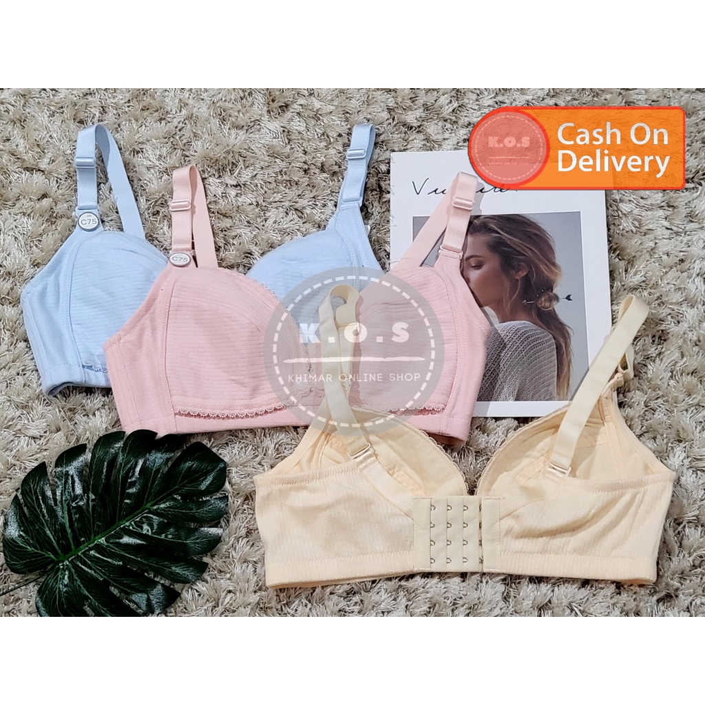 bra menyusui import nursing bra size 34 - 40 warna cerah