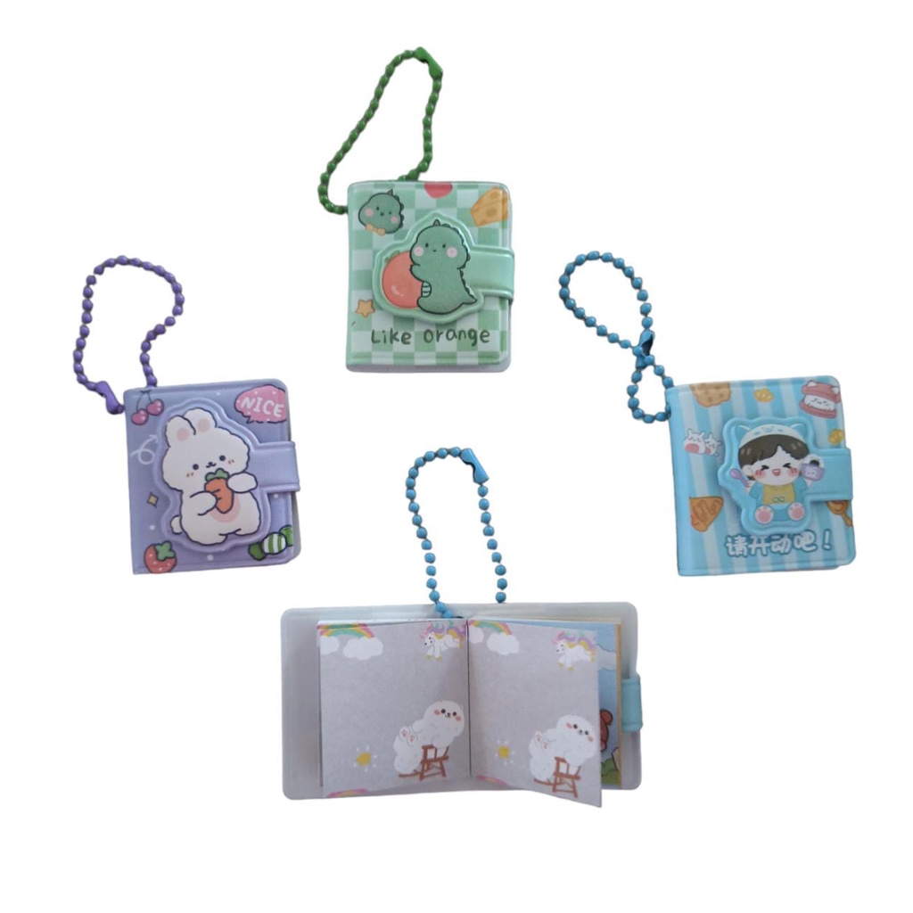 

BUKU MINI SHARING BOOK NOTEPAD POCKET BOOK CUTE CARTOON ISI 2PCS