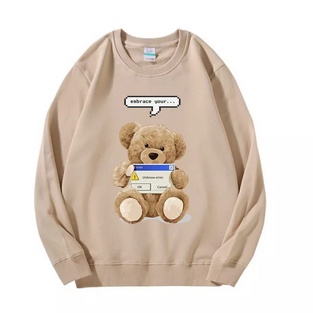 FLEECE SWEATER OVERSIZE EMBRACE YOUR TEDDY BEAR