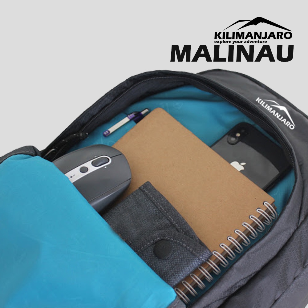 Tas Ransel Kilimanjaro Malinau 25L - Tas Laptop Tas Sekolah Tas Kerja - Daypack Kilimanjaro Malinau