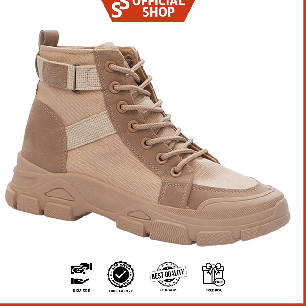 TREN TERBARU [ORIGINAL BER-HOLOGRAM] SNEAKYSHOES LIZZA SEPATU SNEAKERS BOOTS WANITA IMPORT D01