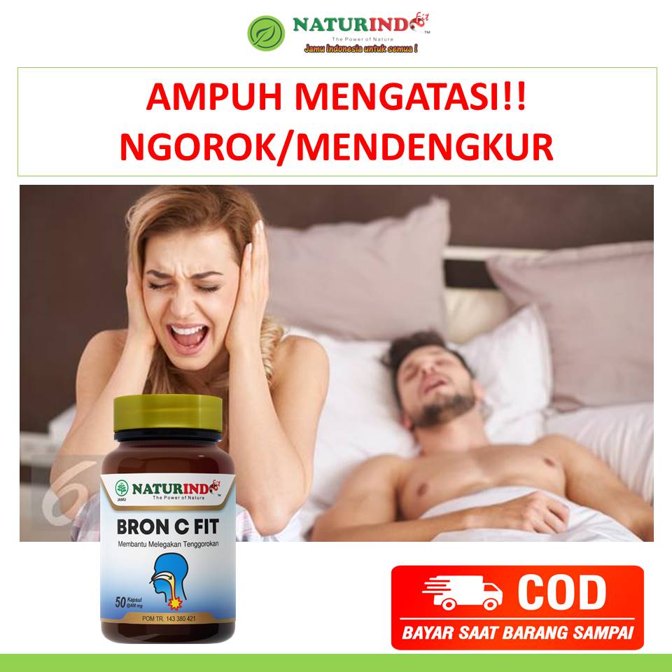 Obat Anti Mendengkur Anti Ngorok Herbal Atasi Ngorok Original Bron C Fit Bv Flow Naturindo