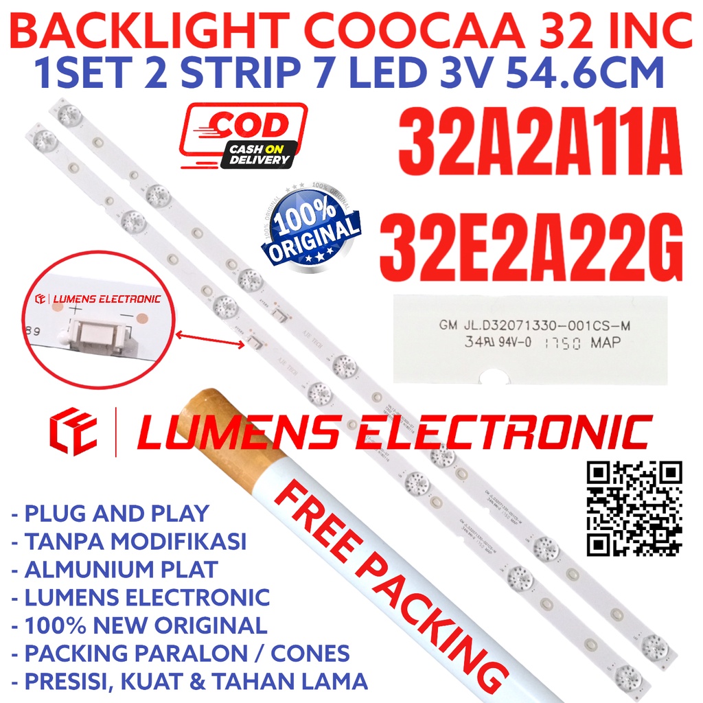 BACKLIGHT TV LED COOCAA 32 INC 32A2A11A 32E2A22G 32A2A11 32E2A22 32TB7000 32E2A22G 32E2A12T 32C2X7 L