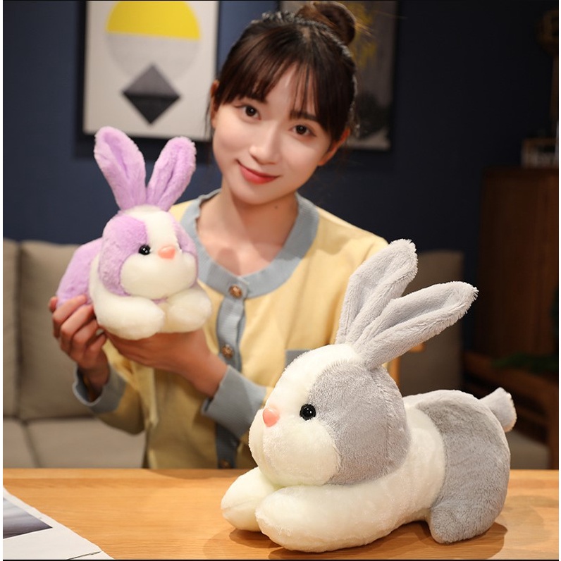 Mainan Anak Boneka Kelinci Rabbit Telinga Panjang Bahan Halus dan Lembut Kado Anak