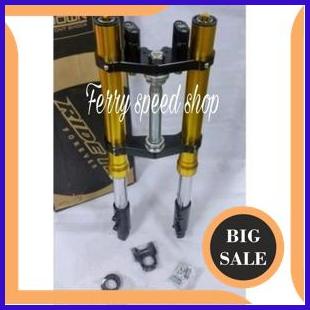 Shock depan Usd ride it Vixion Byson Scorpio Rx king / Up side down upside down Ride it cnc Vixion ,
