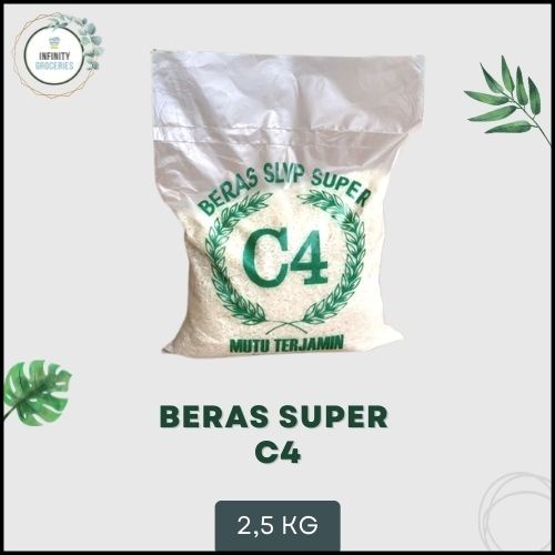 

BERAS SUPER C4 2.5 KG MURAH !!