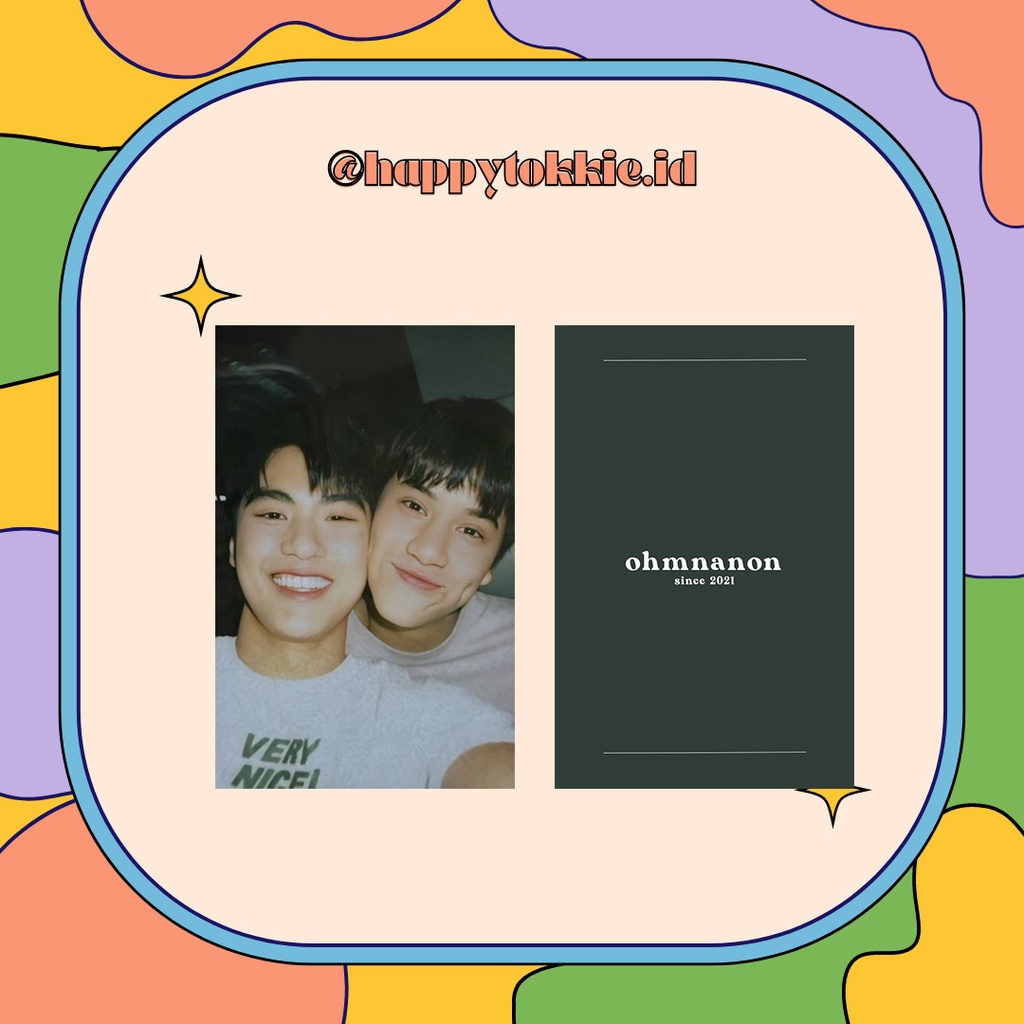 PHOTOCARD OHMNANON AKTOR THAI