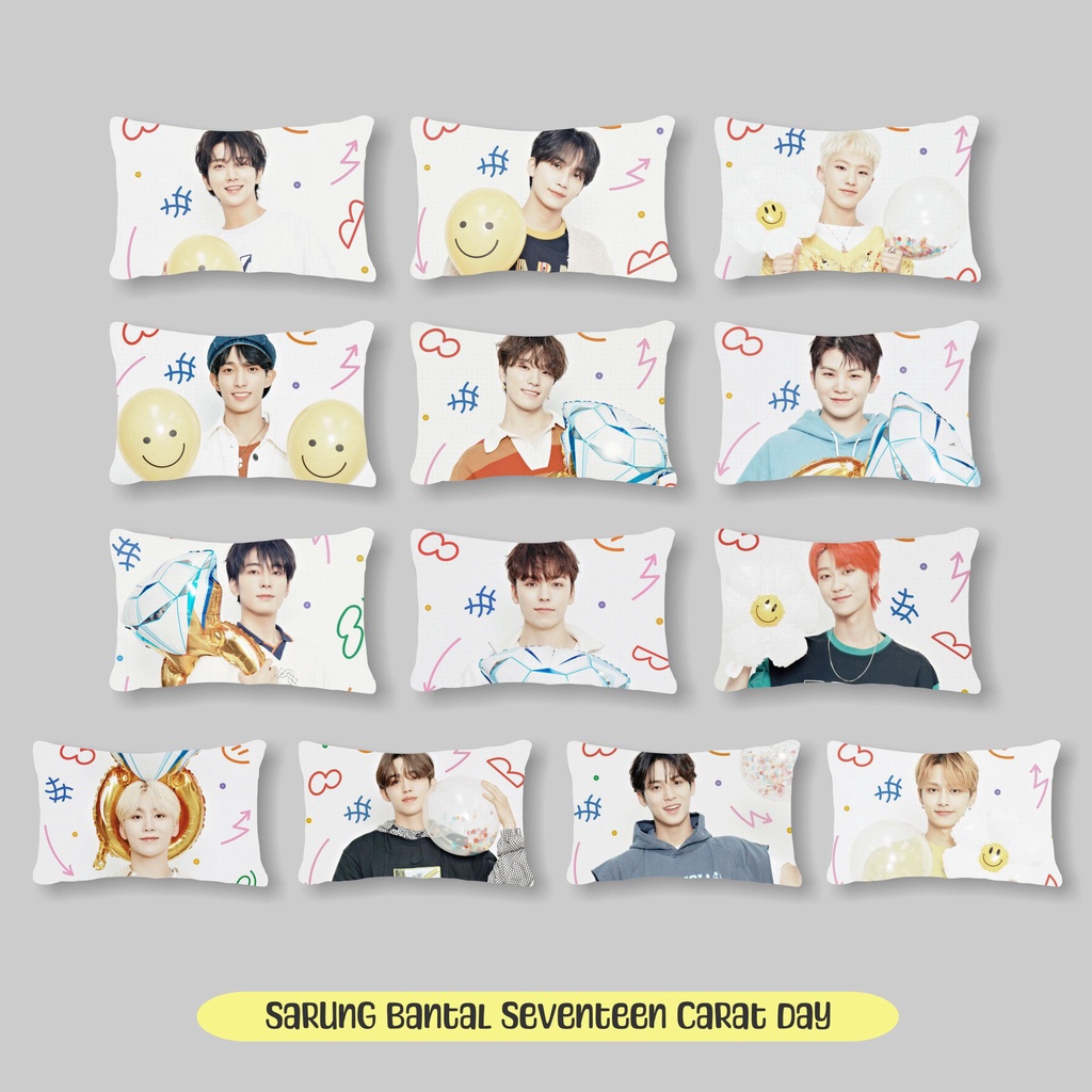 SARBAN SARUNG BANTAL Seventeen Nama member ll Carat day