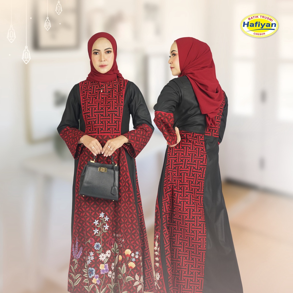 Batik Trusmi Hafiyan Gamis Swarna SYR Bordir