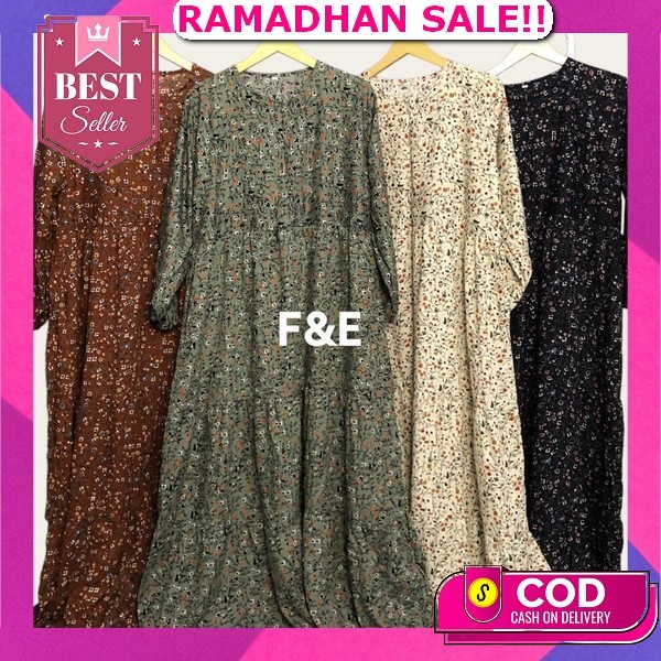 Gamis Payet Mutiara Impor Terbaru / Ansori Dress Ceruty Babydoll Aplikasi Swaroski Mutiara Tali Ping