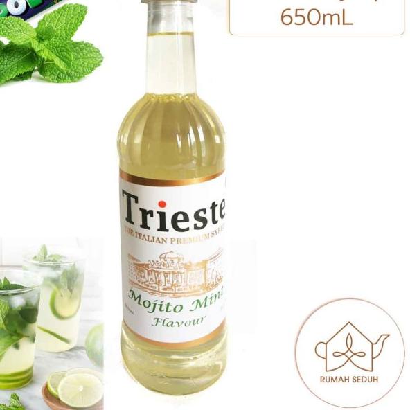 

➦ 650 mL Sirup Mojito Mint Trieste - Mojito Mint Premium Syrup ❂