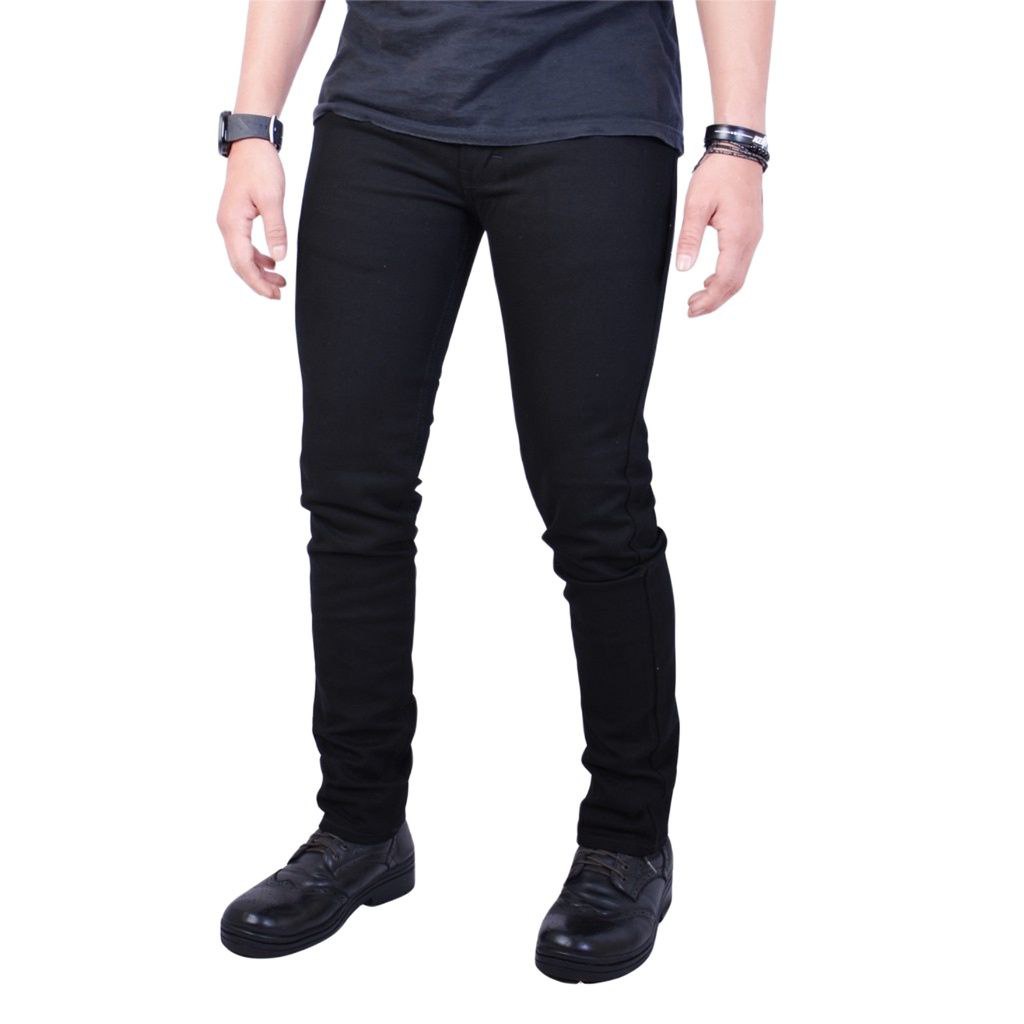 Celana Jeans Pria Pensil Skinny Bahan Melar Slim Fit  Celana Panjang Jeans pria kekinian