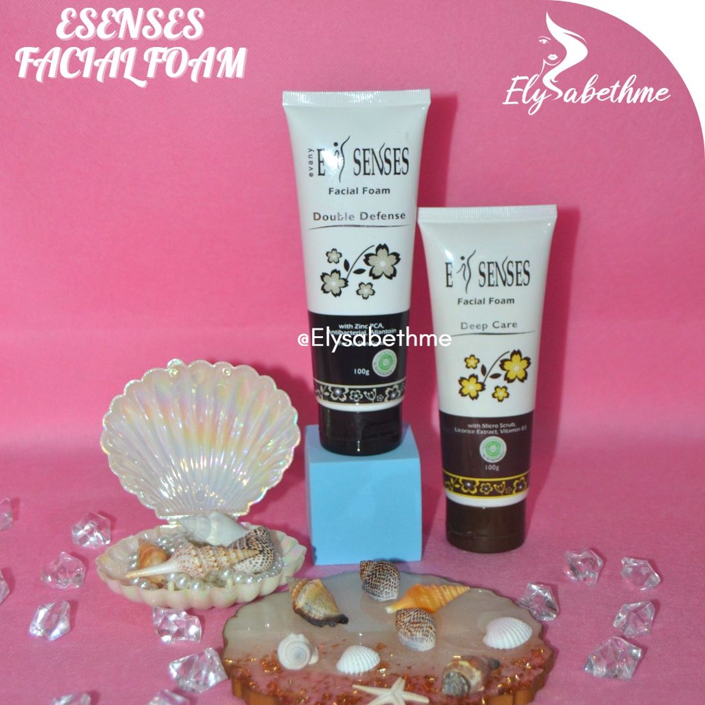 ✿ELYSABETHME✿ [ESENSES] Facial Wash Sabun Cuci Muka wajah pemutih esenses evany