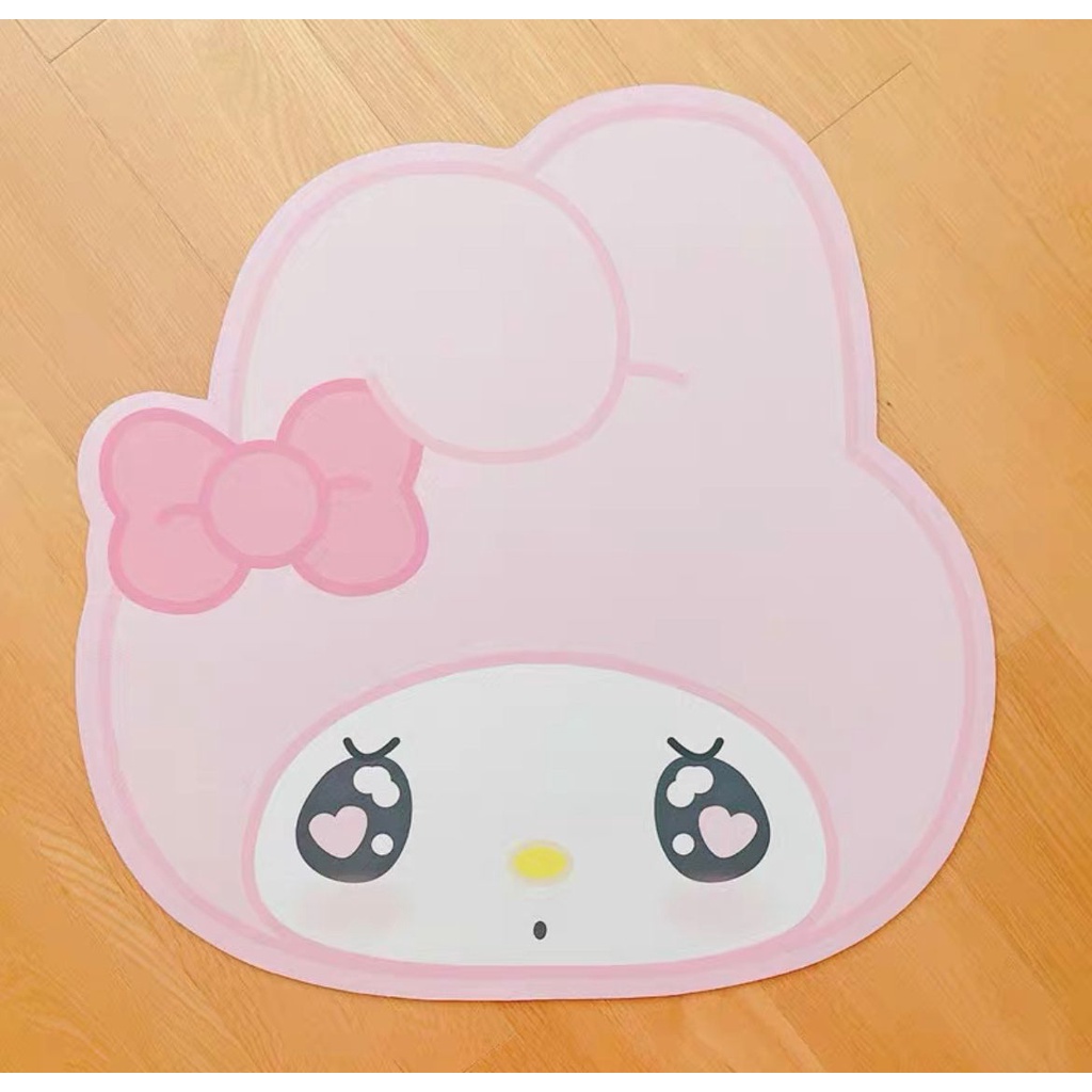 KESET KAKI ALAS CINNAMOROLL MELODY KUROMI POMPOMPURIN BADTZMARU LUCU IMPOR