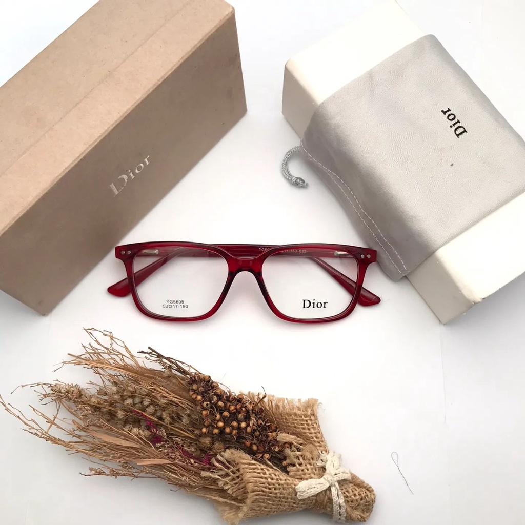 KACAMATA DIOR 3290 BISA GANTI LENSA ANTI RADIASI BLURAY PHOTOCROMIC BLUCROMIC