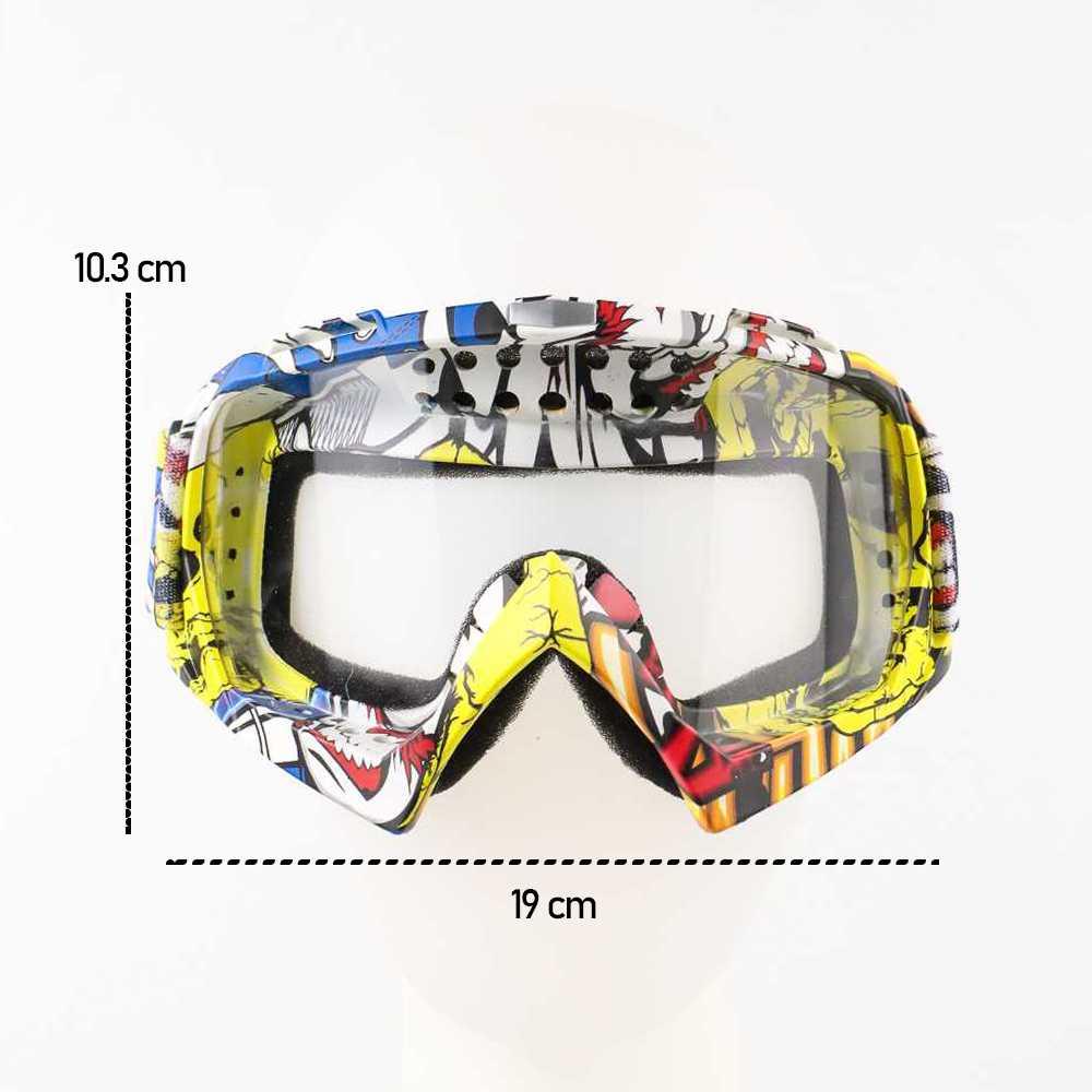 Kacamata Goggles Ski Ice Skating Cycling Motorcycle - LA048 - Yellow