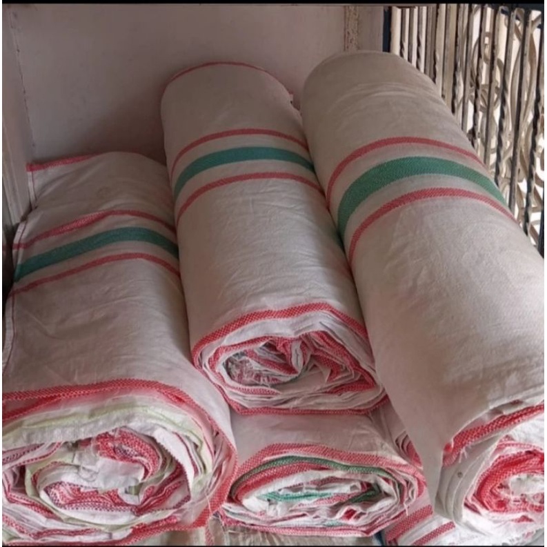 PAKET 15 LEMBAR KARUNG PLASTIK TEBAL BESAR JUMBO KONDISI BARU UKURAN 90×130