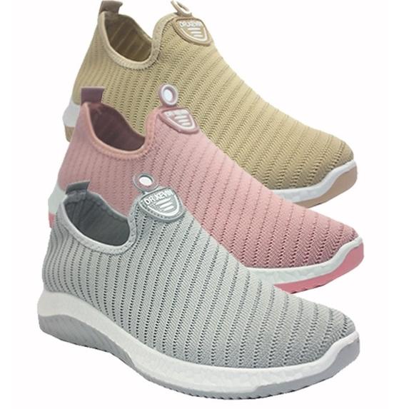 TERPERCAYA Dr. Kevin Sport Shoes Sepatu Sneakers Wanita Tanpa Tali 589-027 - (3 Color Options)