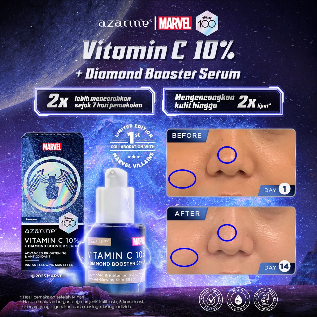 Azarine Vitamin C 10% + Diamond Booster Serum 20ml