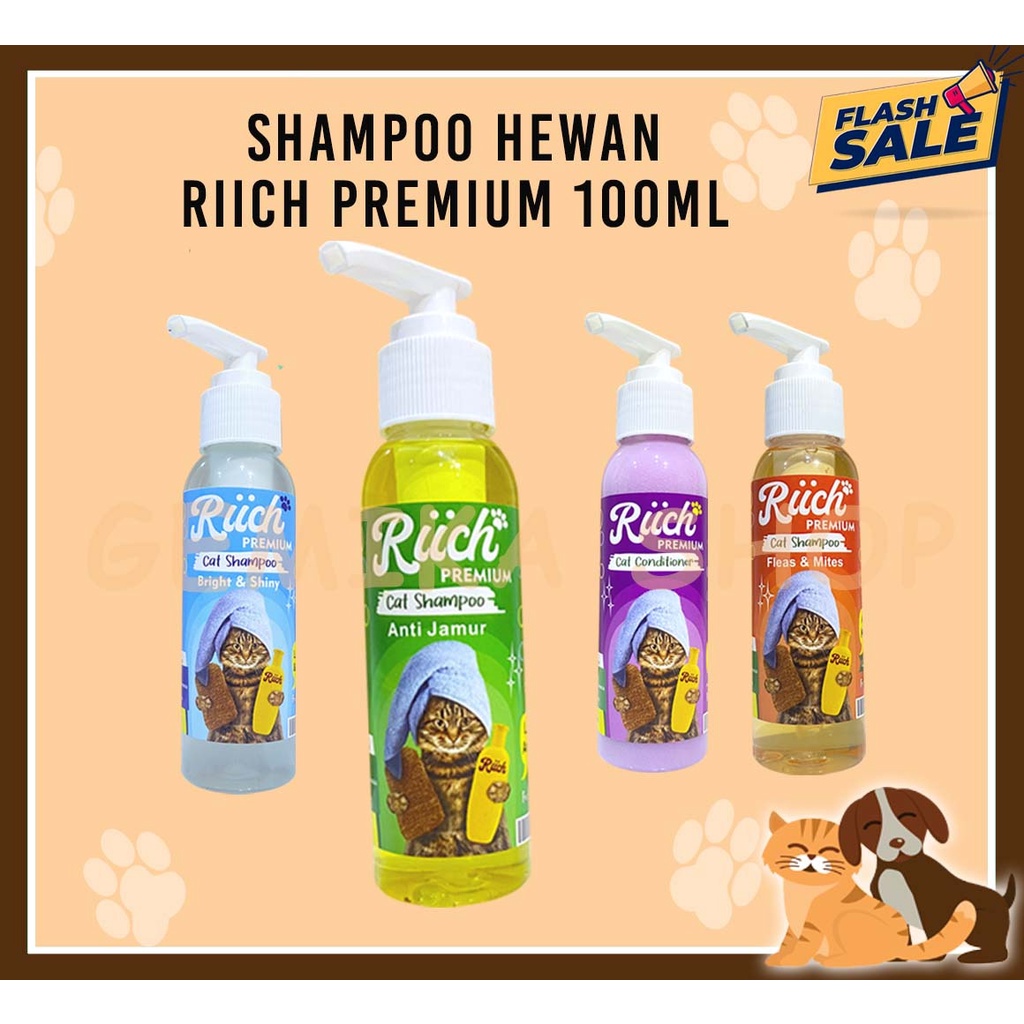 SHAMPOO HEWAN RIICH 100ML [ SHAMPOO KUCING ]